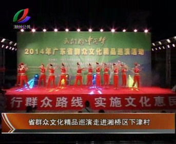 省群眾文化精品巡演走進(jìn)湘橋區(qū)下津村 圖